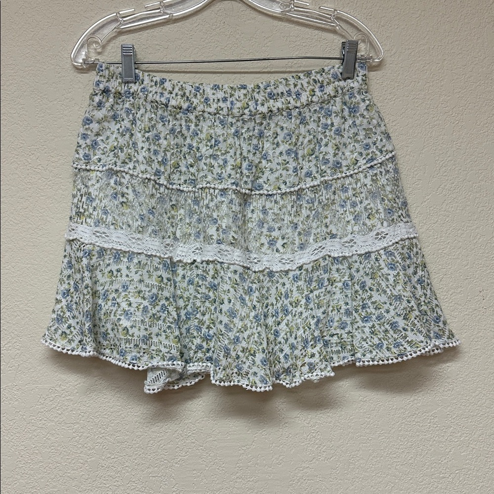 Love shack fancy womans diamond mini skirt size M - Picture 2 of 4